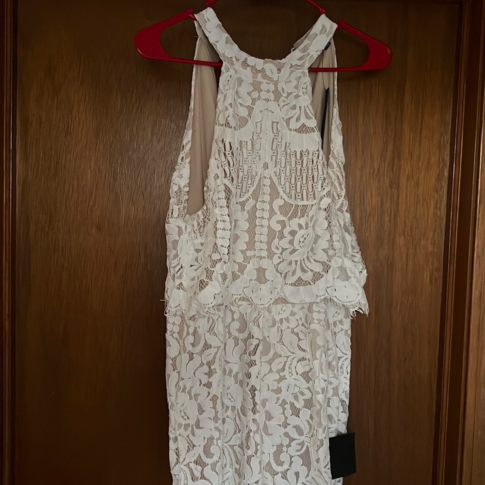 Large NWT White Lulus Jumpsuit
